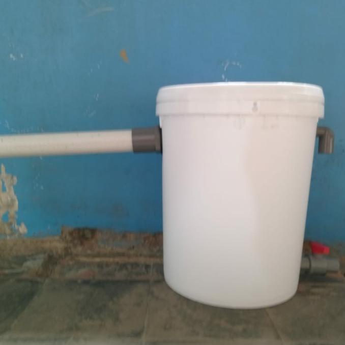 Filter Tabung Kolam Ikan Koi Hias Aquaponik (+ Isi Media)