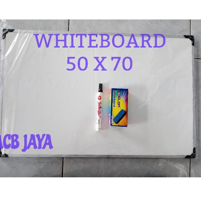 

ゲ Papan Tulis anak / Whiteboard + blackboard Mini 50 x 70 cm ㅥ