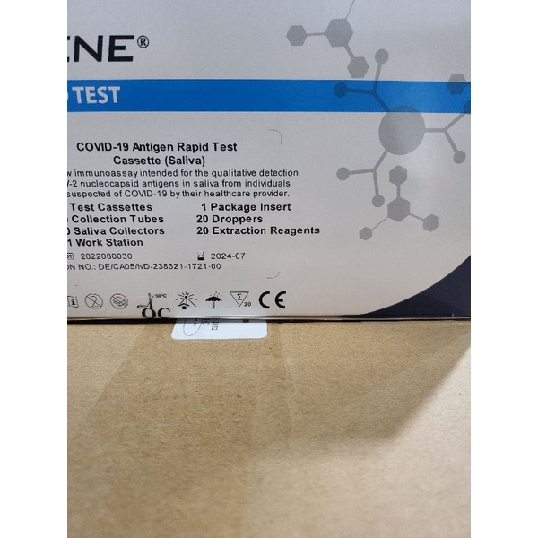 Lungene Saliva Antigen Metode Air liur isi 20 Pcs Original