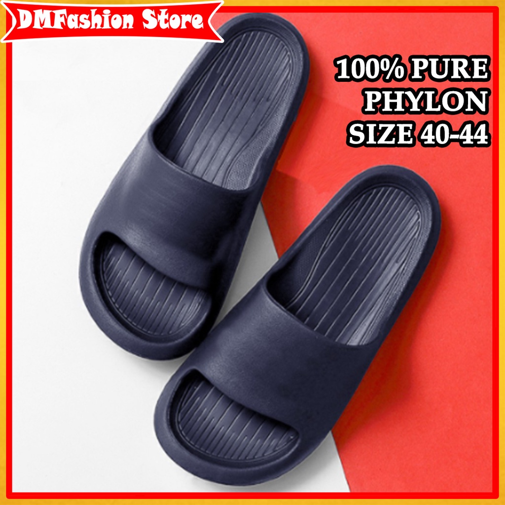 Sandal Kekinian Cowok Sendal Kekinian Santai Pria Cowok Import Cowo Keren Karet Slop Polos Import