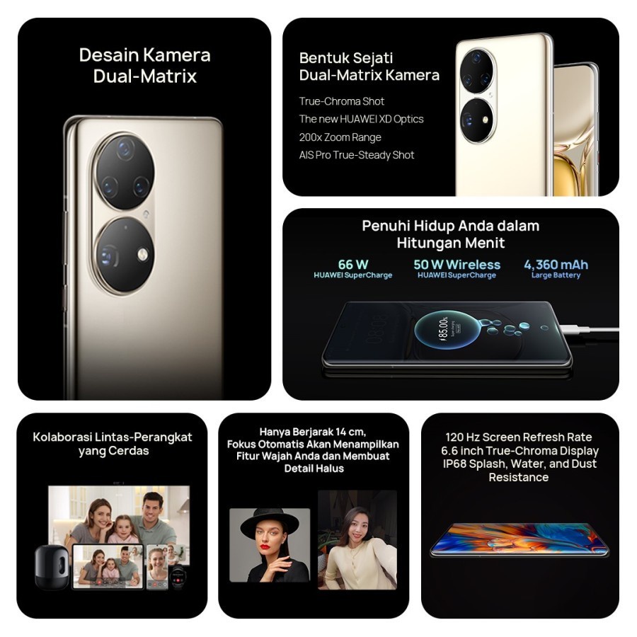 HUAWEI SMARTPHONE P50 PRO/COCOA GOLD [8GB+256GB]
