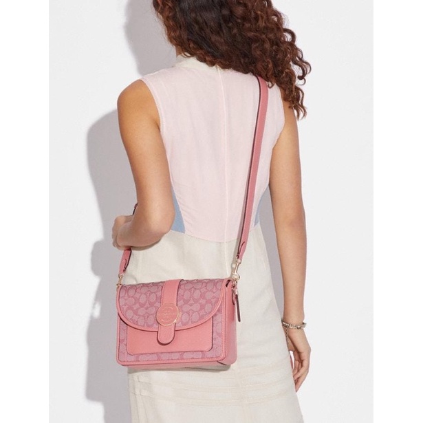 Coach Lonnie Crossbody In Signature Jacquard (C8307)