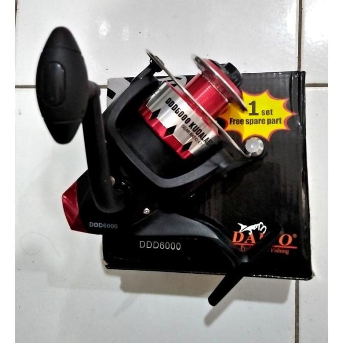 REEL SPINNING 6000 FREE 1 SET SPARE PART DAIDO KUDALAUT 6000