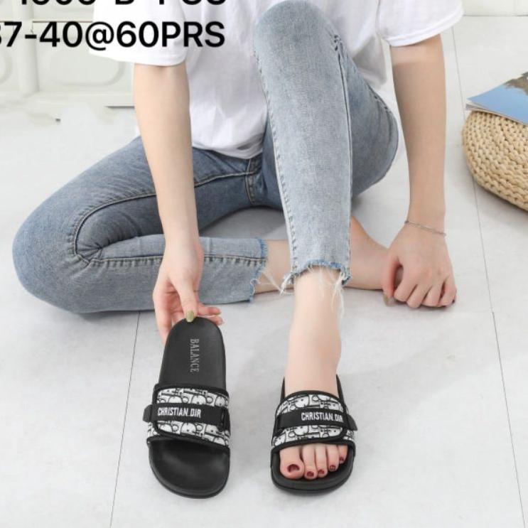 TERPOPULER Selop Wedges Jelly Import Balance 1239/ Sandal Selop Wanita 3191 COD12