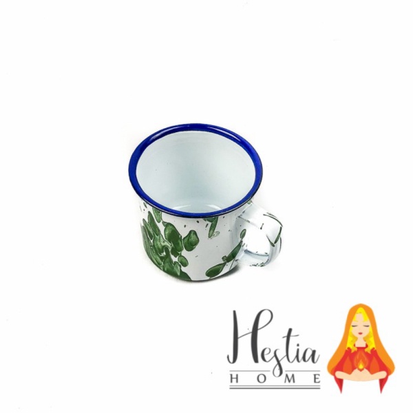 

Dijual Mug Enamel Burik Blirik Loreng Gelas Cangkir Kopi Teh Jadul Vintage - 8CM TNPTUTUP Berkualitas
