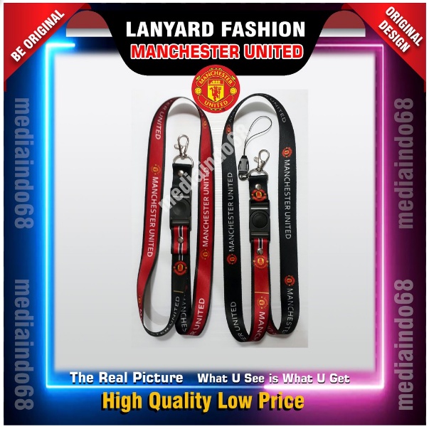 

Manchester United Lanyard, Strap ID, HP/Flashdisk Printing Digital