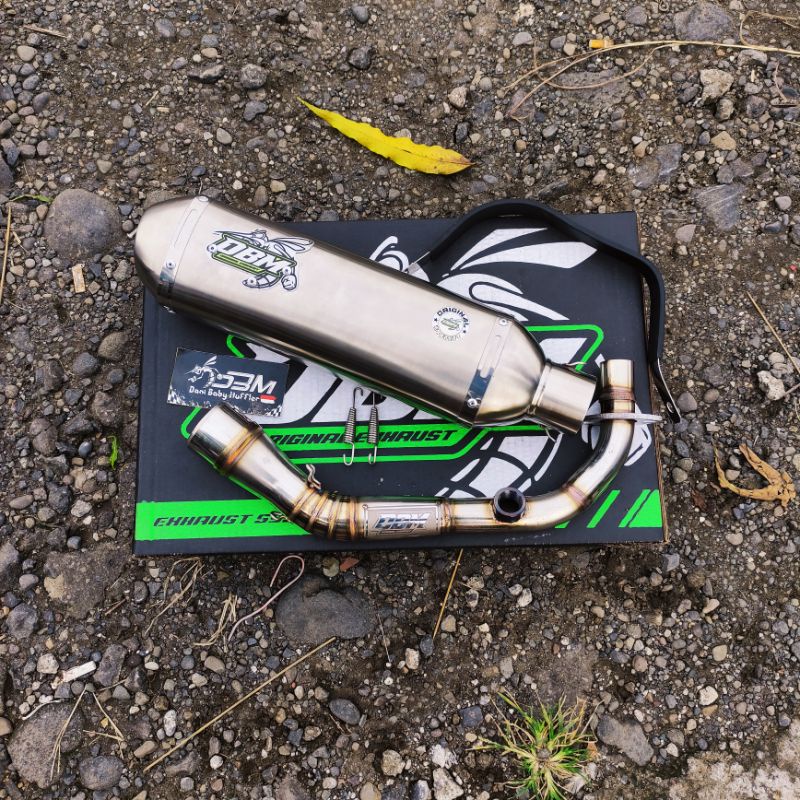 Knalpot racing motor matic Vespa sprint 150cc