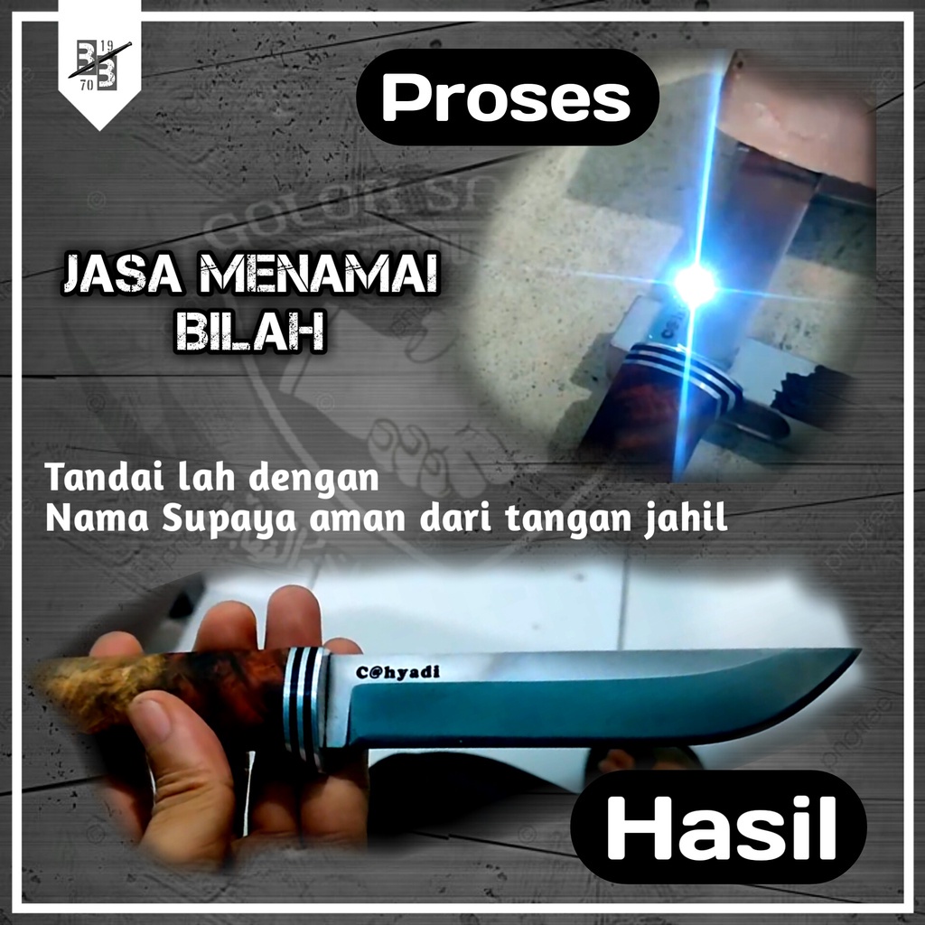 

Jasa Ukir Nama Ukiran Nama Laser Nama Laser Bilah Katana Laser Nama Besi Kuningan Baja
