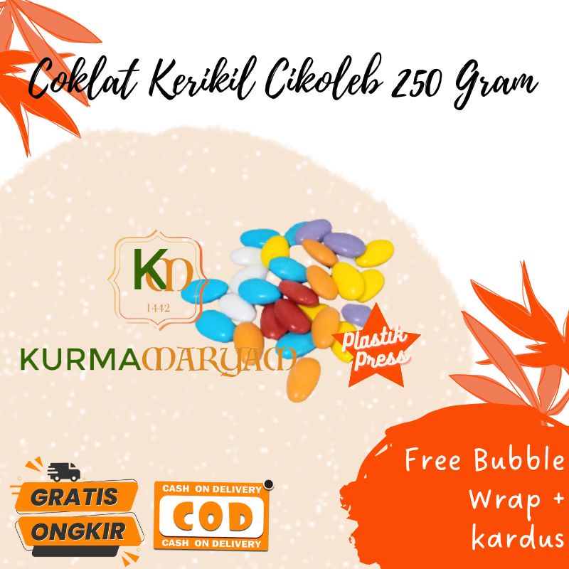 

Cokelat Kerikil Premium 250 Gram Cikoleb Sebagai Mood Booster / Coklat Kerikil Kemasan Toples / Oleh Oleh Haji Umroh / Toko Kurma Maryam