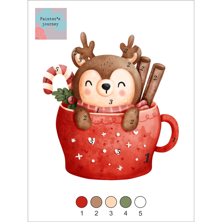 

[PAINTER'S JOURNEY] SET Painting Kit kanvas 25x25+Box/Paket Lukis Lengkap