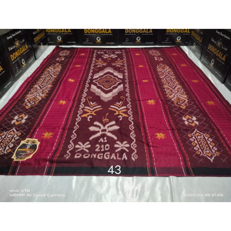 (ORIGINAL) SARUNG DONGGALA SONGKET 210/ DONGGALA SKT