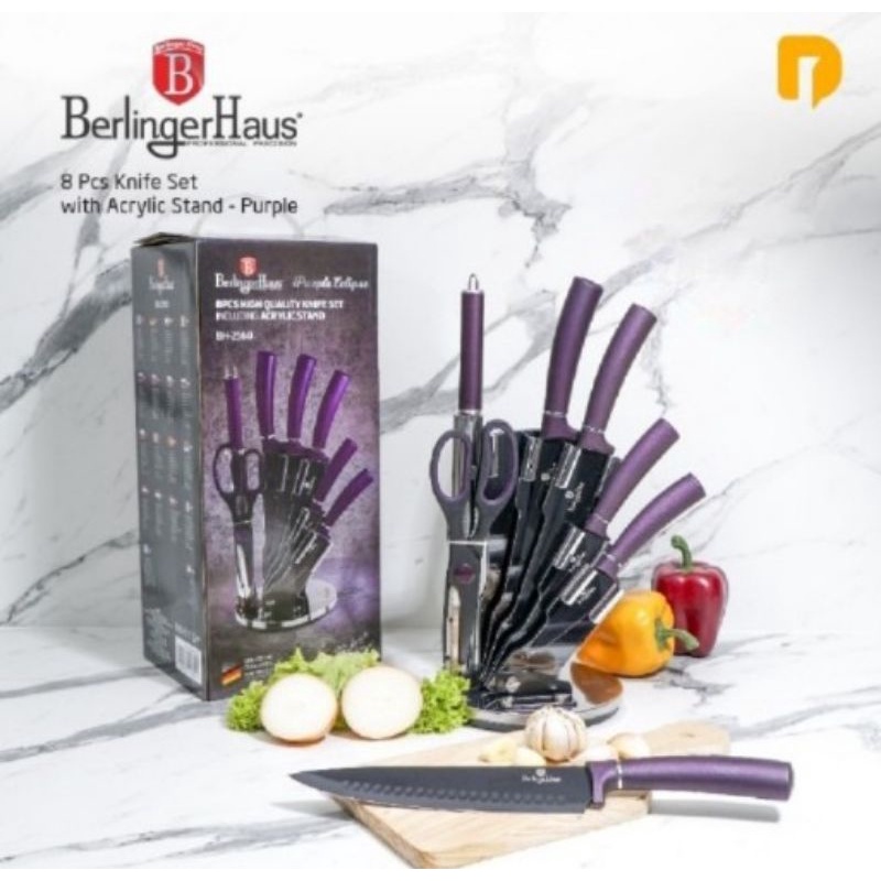 1 Set Pisau Berlinger Haus Purple