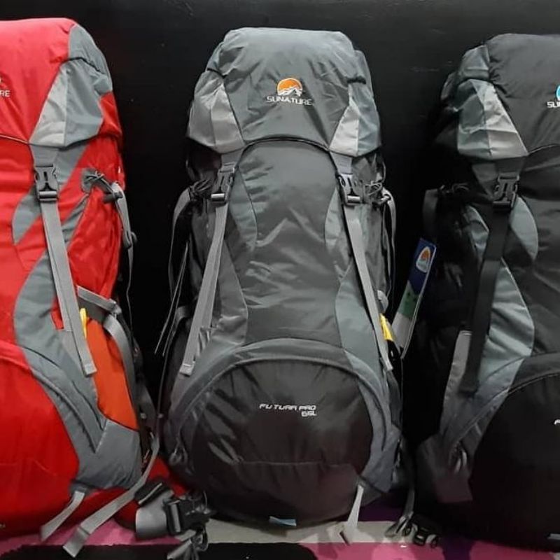 Tas Carrier Sunature Futura Pro 65 liter - Tas gunung 65liter - Tas Ransel gunung 65liter - Tas trav