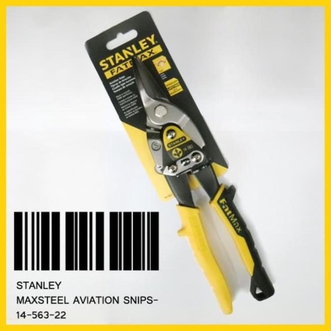 

gunting plat baja max steel aviation snips RIGHT stanley 14-563-22