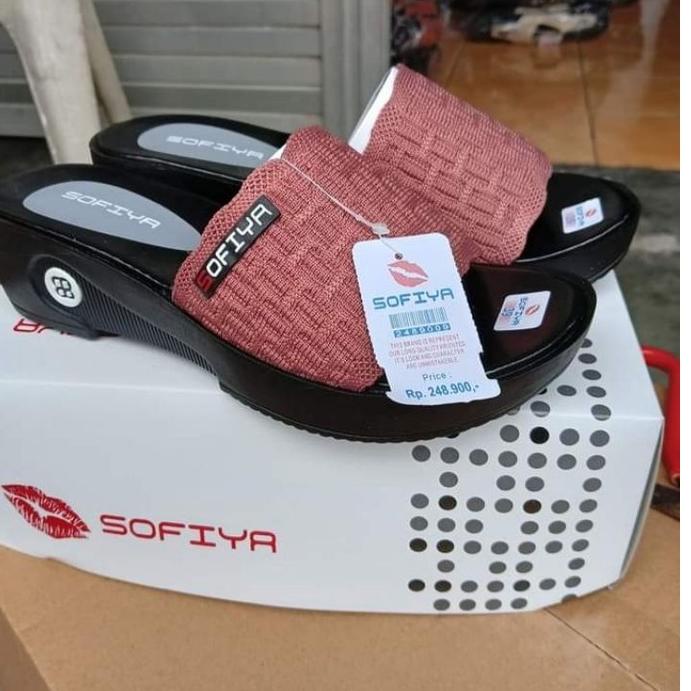 ⇛ Sandal Wedges Rajut Sofiya Terbaru/Sandal Wanita Rajut Import Sofiya Terlaris ₨