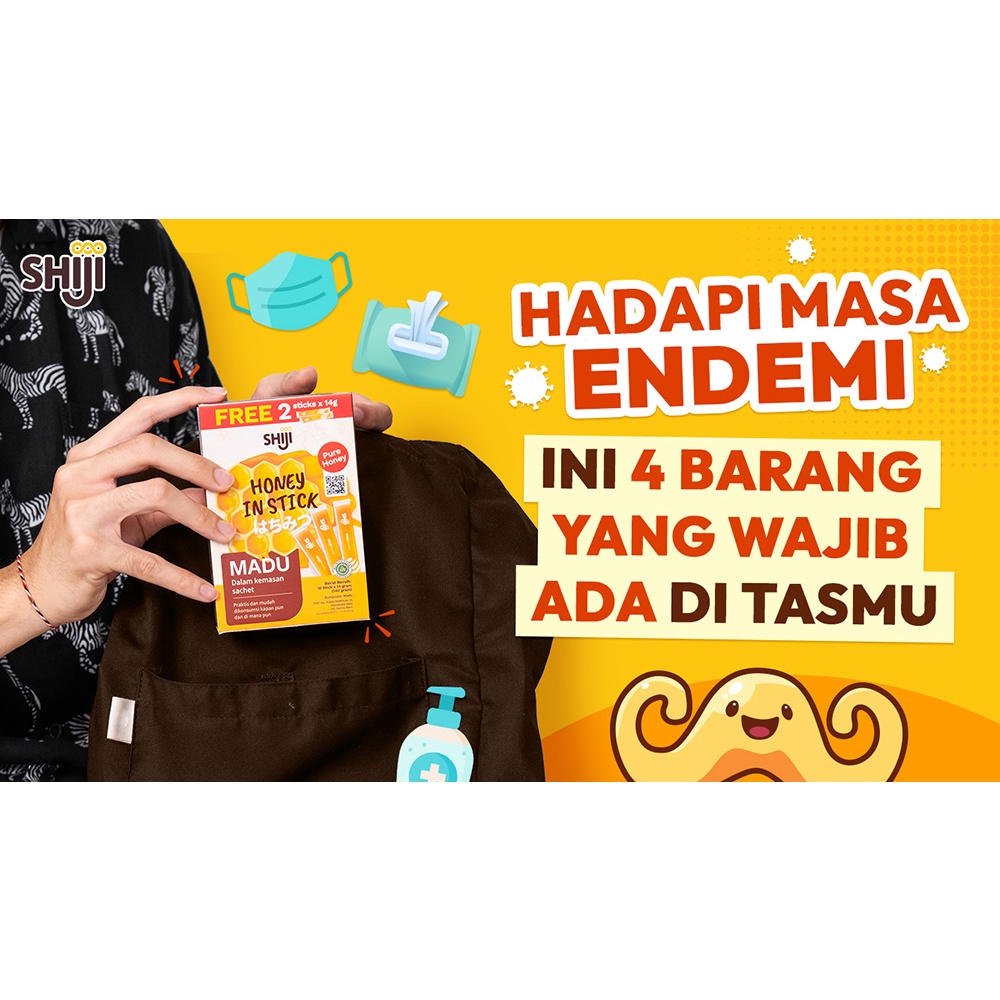 SHIJI Madu Asli Murni Halal Kemasan Sachet Praktis ~ Vitamin Sehat