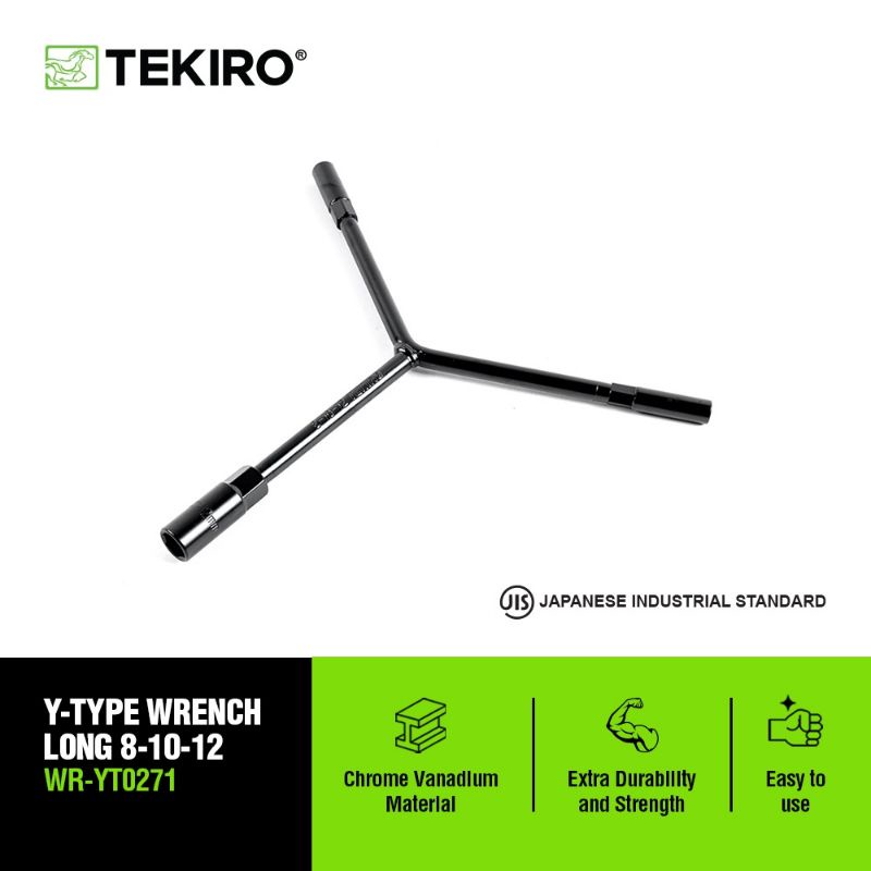 Kunci Sock Y Hitam Kunci Sok Y TEKIRO Panjang (long) 8-9-10 | 8-10-12 | 10-12-14 mm