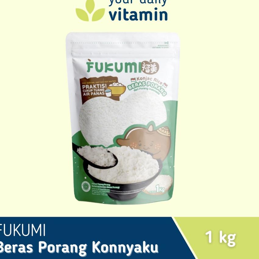 

Dijamin Ori>/ Fukumi Beras Porang Konjac Rice Pouch 1 kg