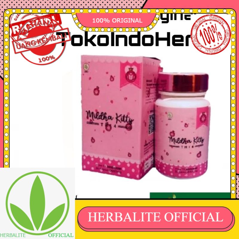 100% ORIGINAL PIL PELANGSING MILDHA KITTY ORIGINAL 30PCS MIDLHAKITTY ORIGINAL SUPLEMEN