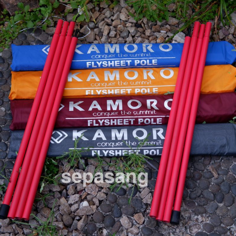 Kamoro Tiang Flysheet 200x200 cm - Tent Set Frame Sepasang