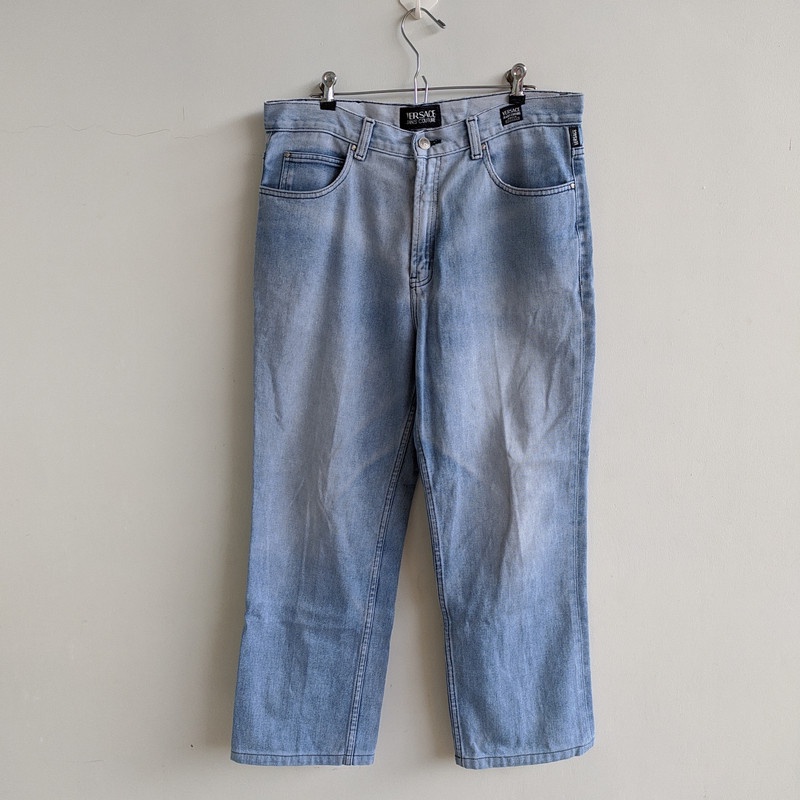 Versace Ittierre Celana Jeans Denim Bluewash 35 Second Preloved Bekas