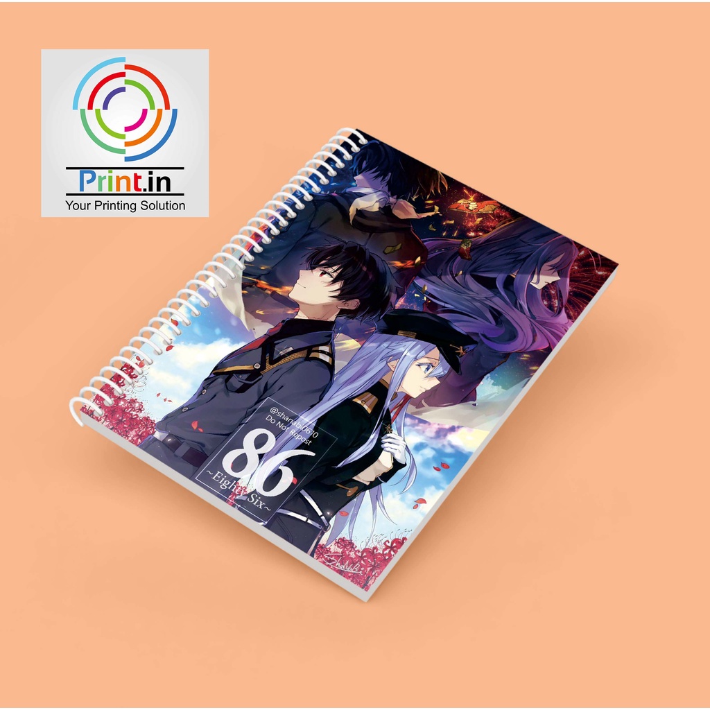 

Notebook Spiral Anime 86 Eighty Six Hardcover dan Softcover