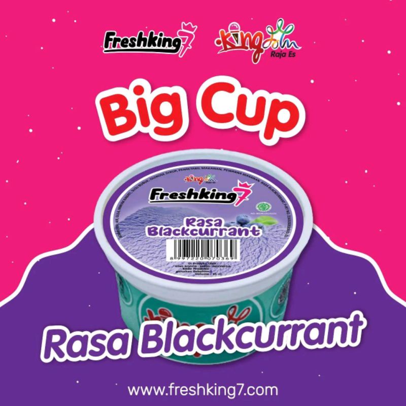 

es krim big cup BLACKCURRANT - Freshking7 ice cream