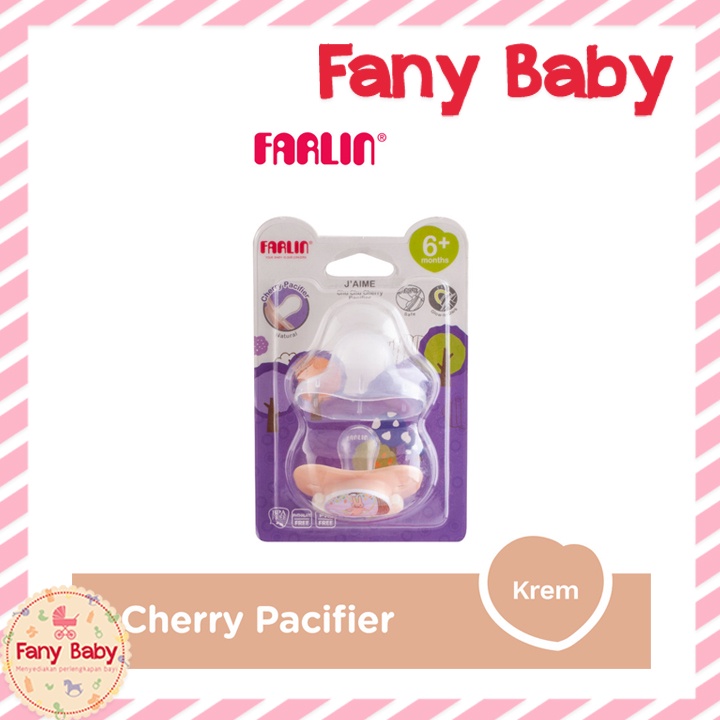 FARLIN CHERRY PACIFIER 6M+