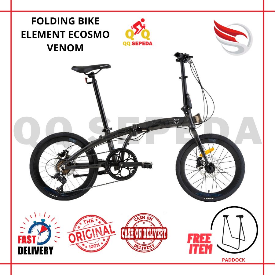 Jual SEPEDA LIPAT FOLDING BIKE ELEMENT ECOSMO VENOM 20 INCH 8 SPEED Shopee Indonesia