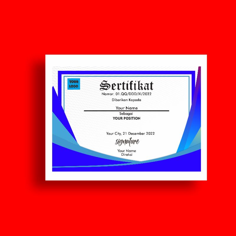 

JASA PEMBUATAN PIAGAM PENGHARGAAN, SERTIFIKATE, FREE REQUEST DESAIN, CUSTOM DESAIN (SOFT ONLY)