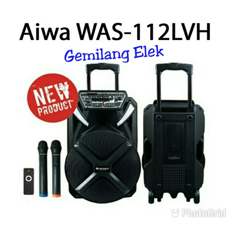 Speaker Portable Wireless AIWA WAS-112LVH