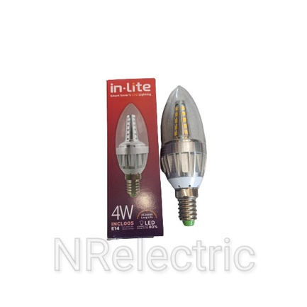Lampu Candle LED 4Watt Fiting E14 in-Lite