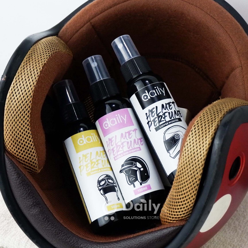 Parfum Helm Penghilang Bau Helm Daily Helmet Perfume Hilangkan Bau Helm Antibacterial