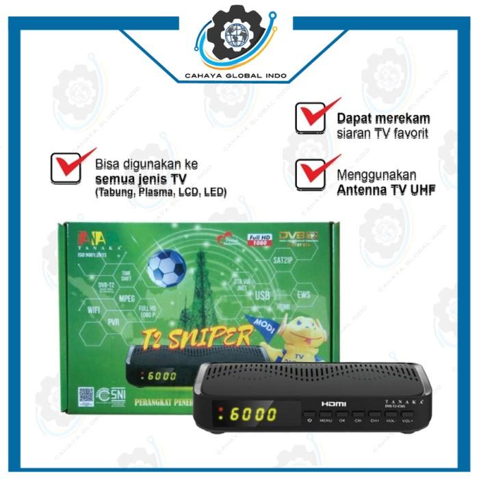 Antena Tv Digital Stb Digital Dvb T2 Merek Tanaka Type T2 Sniper Berkualitas Best Seller