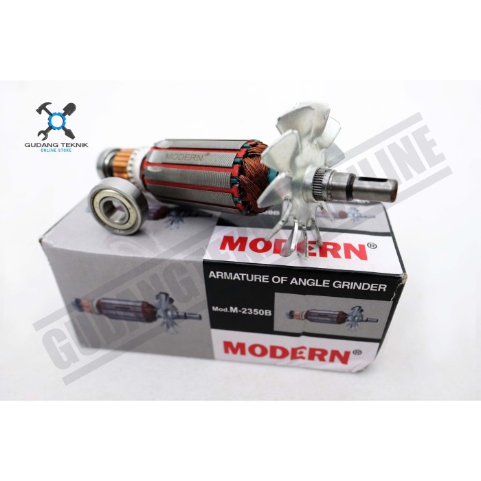 ANGKER Mesin Gerinda Tangan M2350 MODERN / ARMATURE Angle Grinder Disc M 2350 MODERN