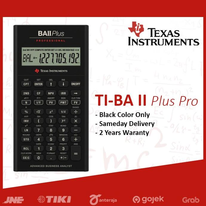

Texas Instruments BA II Plus Professional Financial Calculator