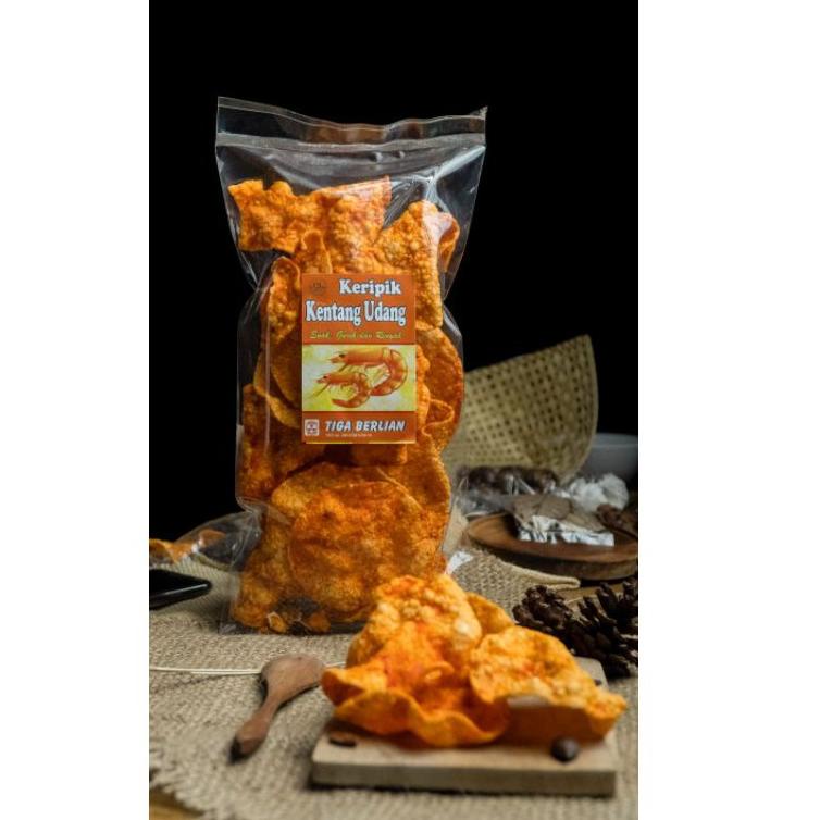 

❤ KERUPUK / KERIPIK KENTANG UDANG MANIS ENAK GURIH RENYAH TERMURAH バ