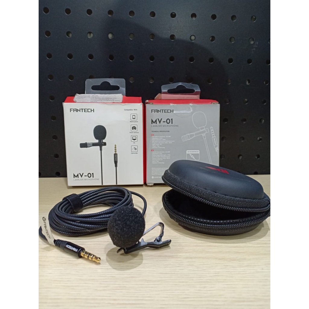 Lavalier Microphone Fantech MV-01 Gaming Microphone Clip On
