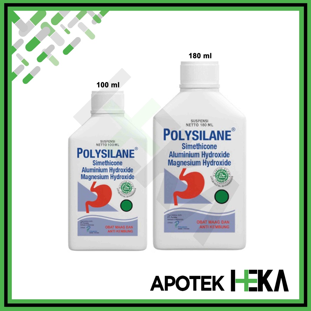 Polysilane Suspensi 100 ml - Sirup Obat Maag dan Kembung (SEMARANG)