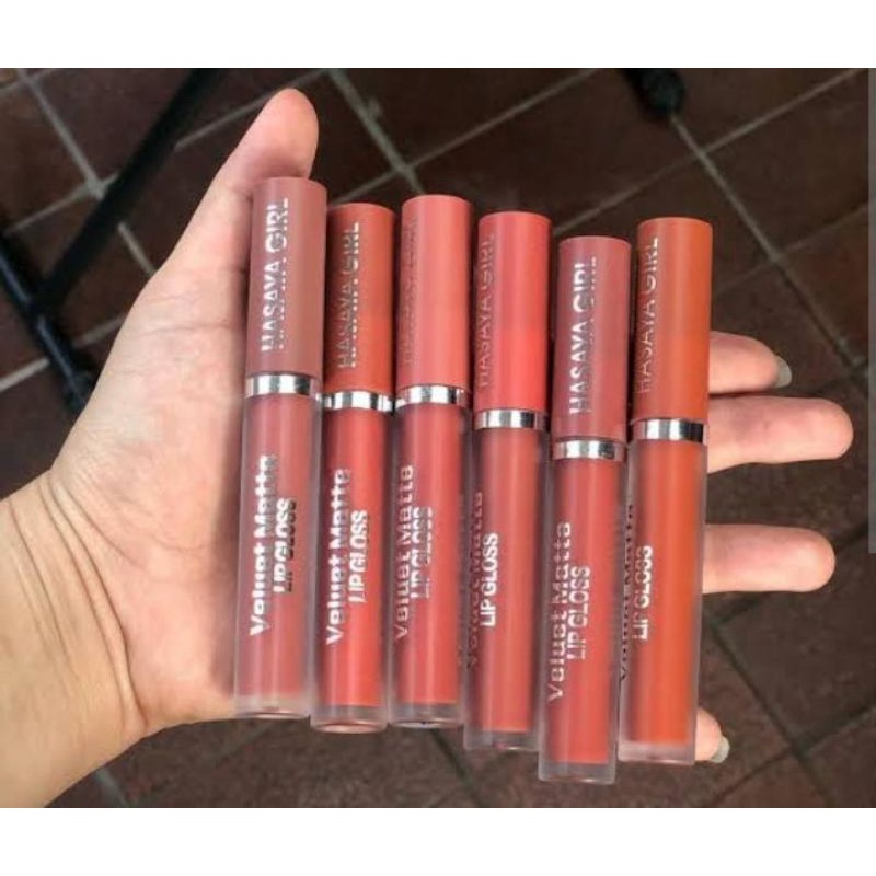 Hasaya Velvet Matte Hasaya Girl Lipgloss Hasaya Nude Lipcream