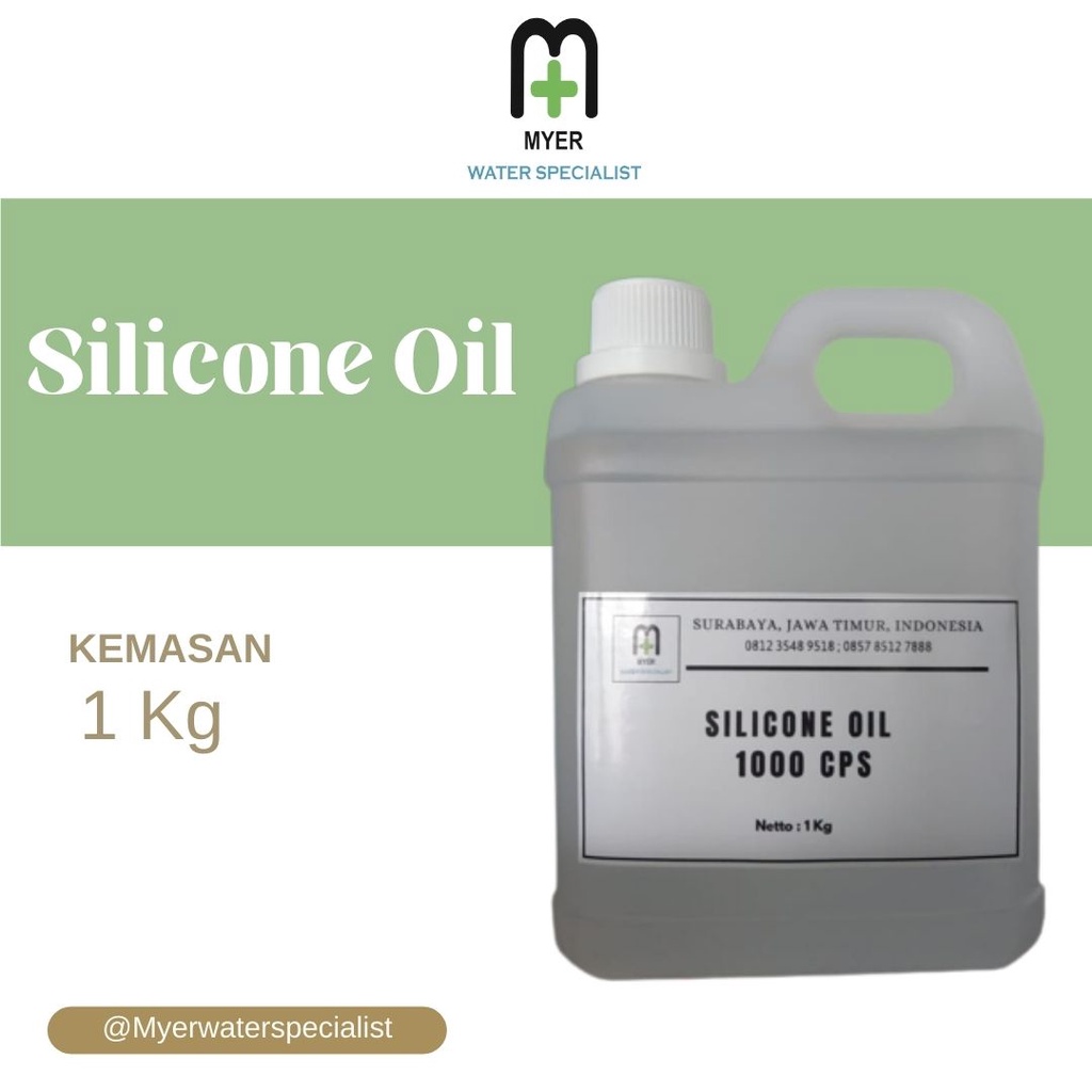 Silicone Oil / Silicon Oil / Minyak Silikon / Silikon Oil 1000 cps murni 100%