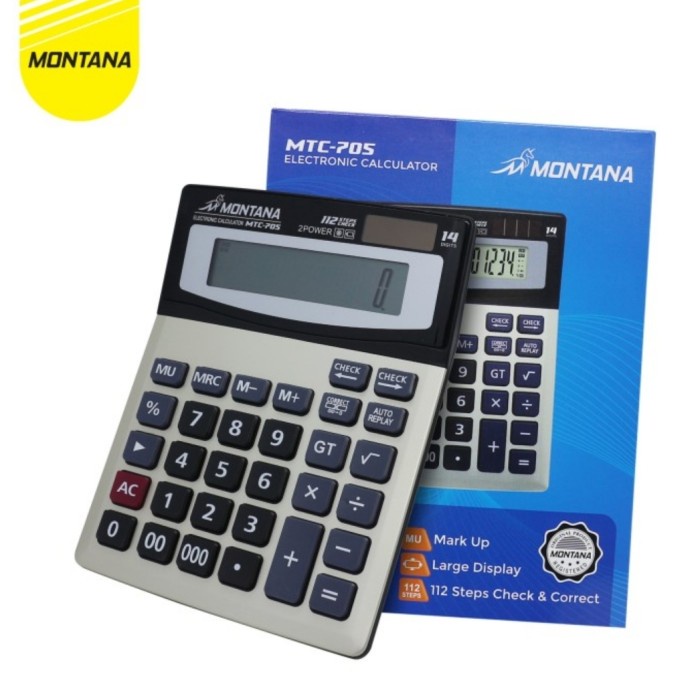 

DISKON calculator/kalkulator Montana MTC 705/14 digits