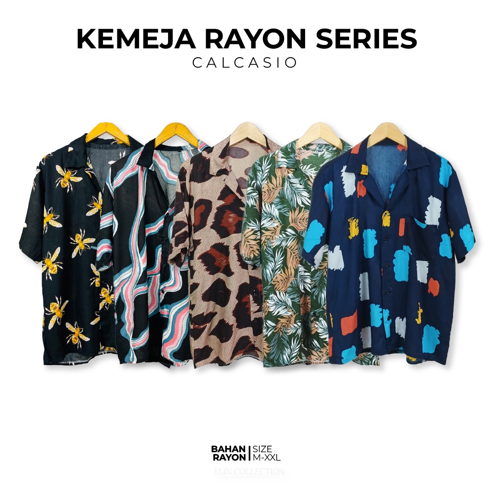 Kemeja Amarilo Series Rayon Viscose - Kun collection