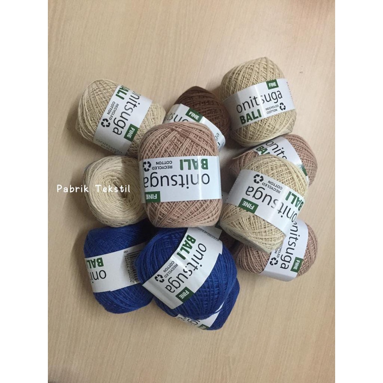 (PART 2) BENANG RAJUT COTTON ONITSUGA BALI / KATUN BALI ONITSUGA