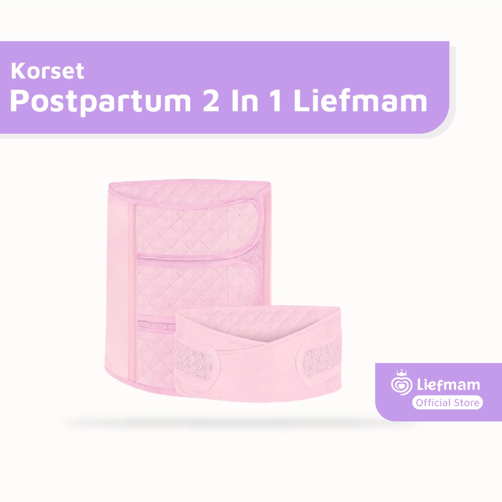 Korset Postpartum 2 in 1 Liefmam (Zaraya) - Korset Peramping Pasca Melahirkan Caesar