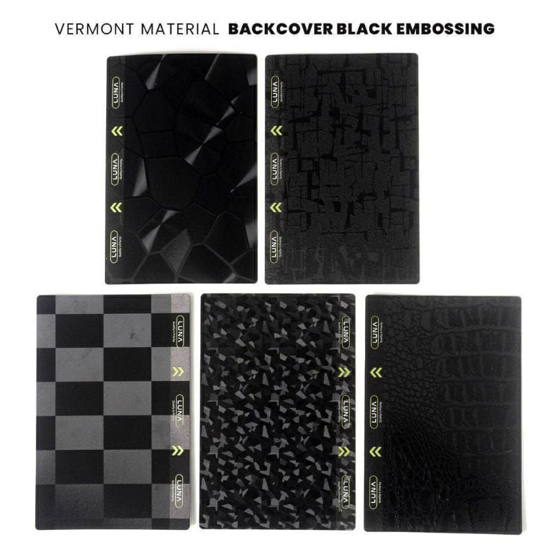 HYDROGEL GARSKIN ANTI GORES BELAKANG HP MOTIF BACKCOVER BLACK