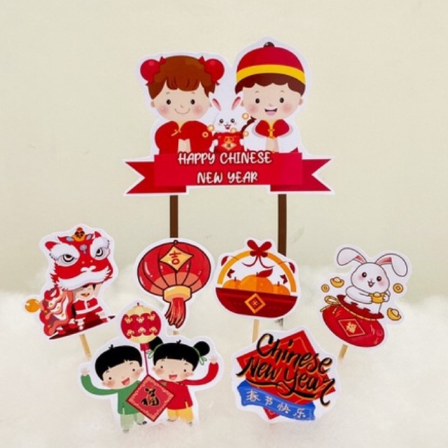 TOPPER KUE IMLEK / CAKE TOPPER IMLEK / HIASAN KUE IMLEK / TOPPER IMLEK / TOPPER KUE CHINESE NEW YEAR