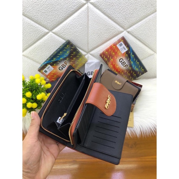 DOMPET WANITA GBF TOGO CETEK ZIPER SUPER FREE BOX+BILL+SERTI UK 20x10 KODE 24-12