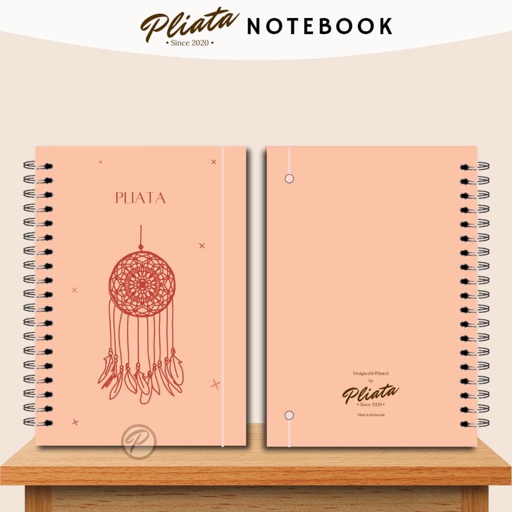 

PLIATA NOTEBOOK SPIRAL - (PN84) Vintage 10 - Softcover Doft Aesthetic Book Buku Tulis