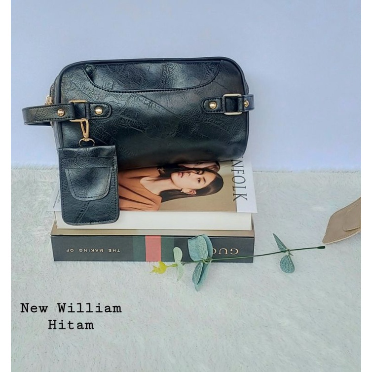 Pouch organizer New william clucth serbaguna Hand bag pria wanita